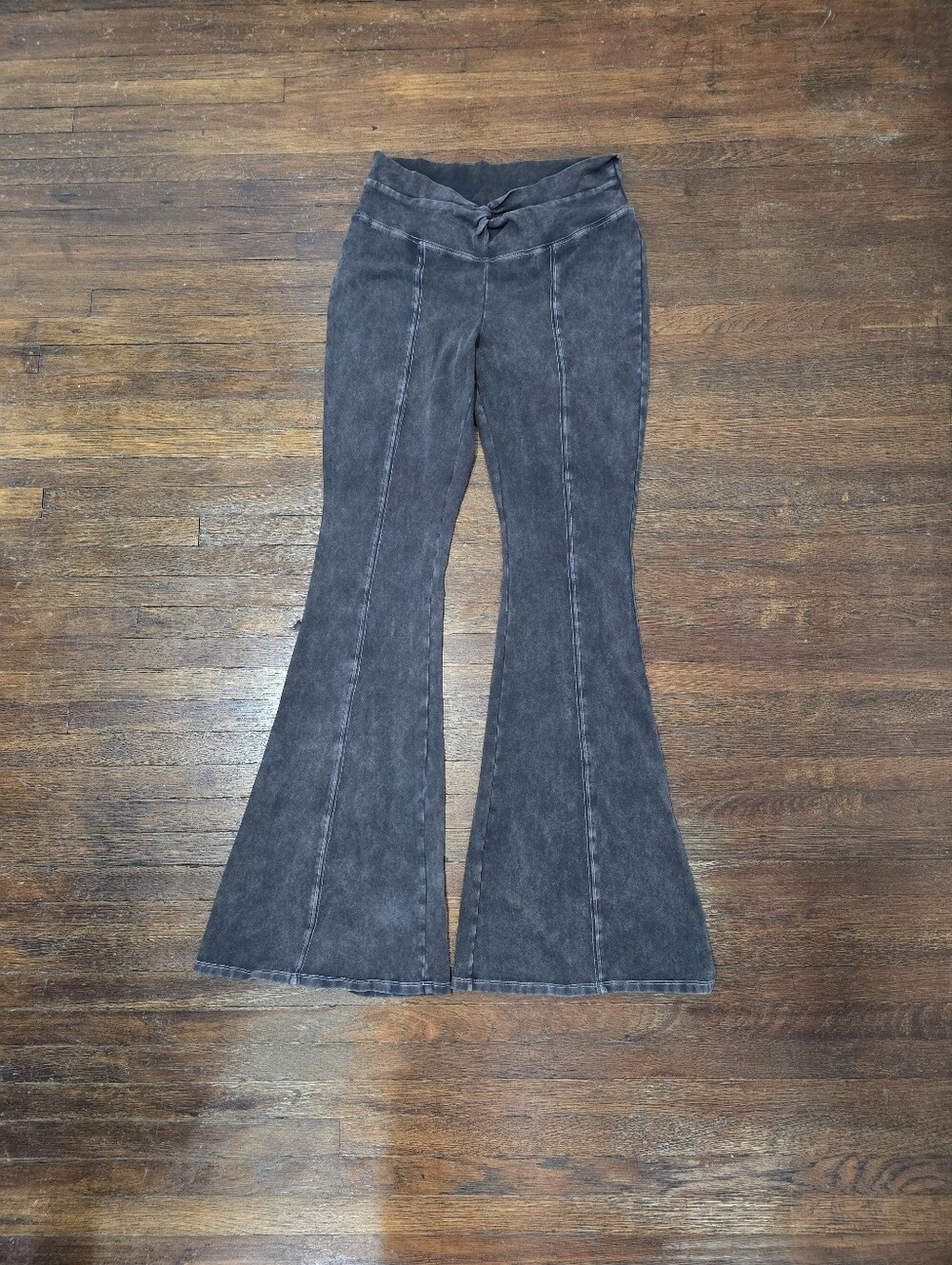 Y2k Arizona Leggings Black Flared Jeans - Soft High-Waist Flare